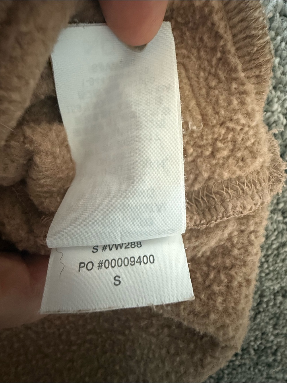Vuori Half Zip Restore Hoodie in Tan - Picture 3 of 3